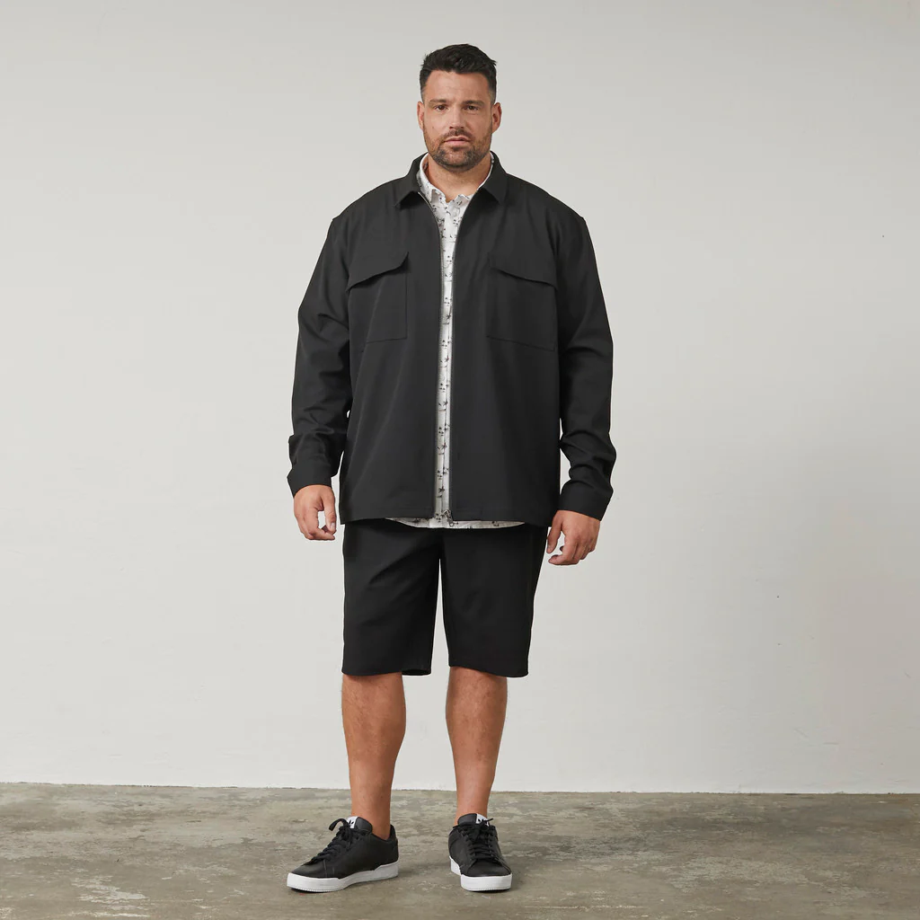 Full zip overshirt suit style - Image 3