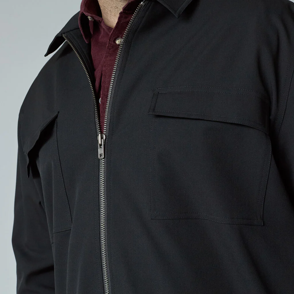 Full zip overshirt suit style - Image 4